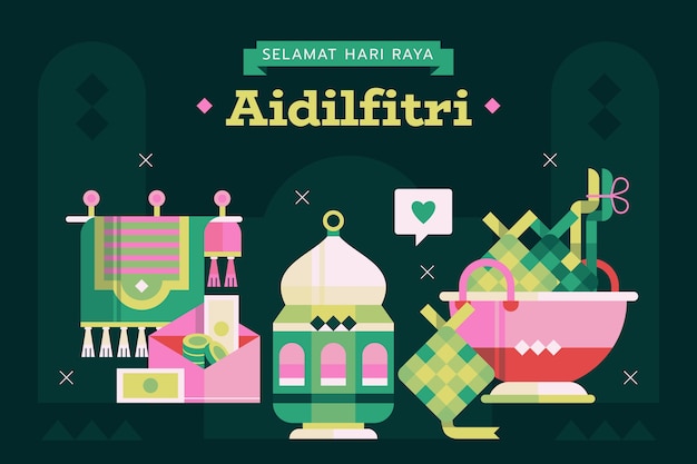 Fundo plano hari raya aidilfitri