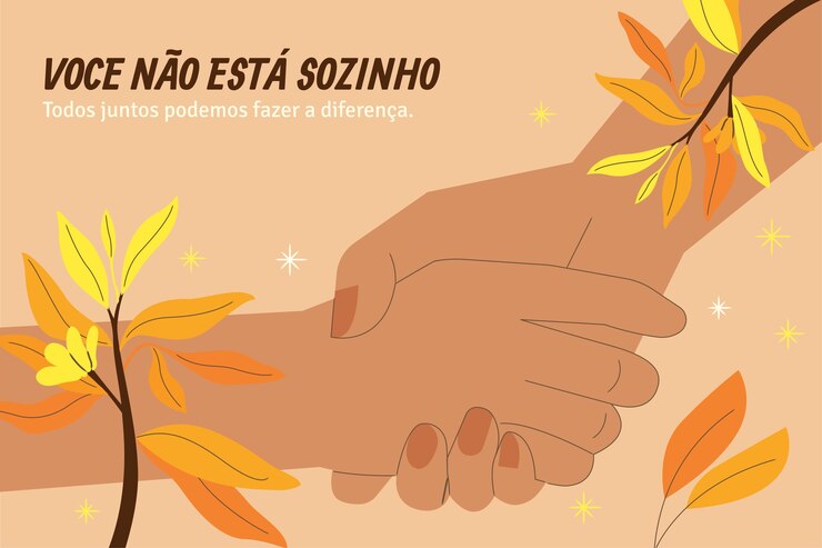 Vetor grátis fundo plano para a conscientização do mês brasileiro de prevenção do suicídio