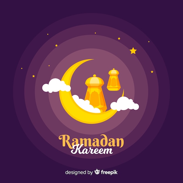 Fundo plano ramadan