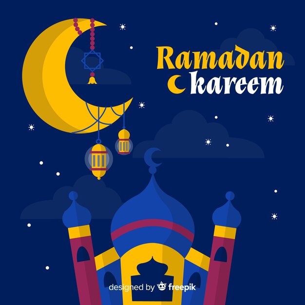 Fundo plano ramadan