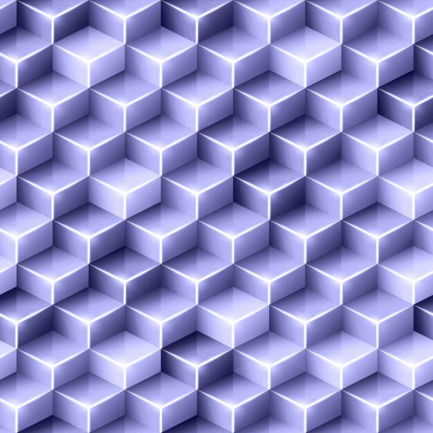 Fundo poligonal roxo com cubos