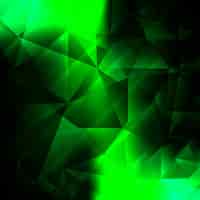 Vetor grátis fundo poligonal verde brilhante moderno