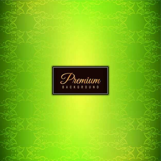 Fundo premium verde elegante abstrato