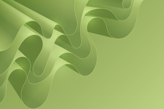 Fundo realista com dobras em 3D