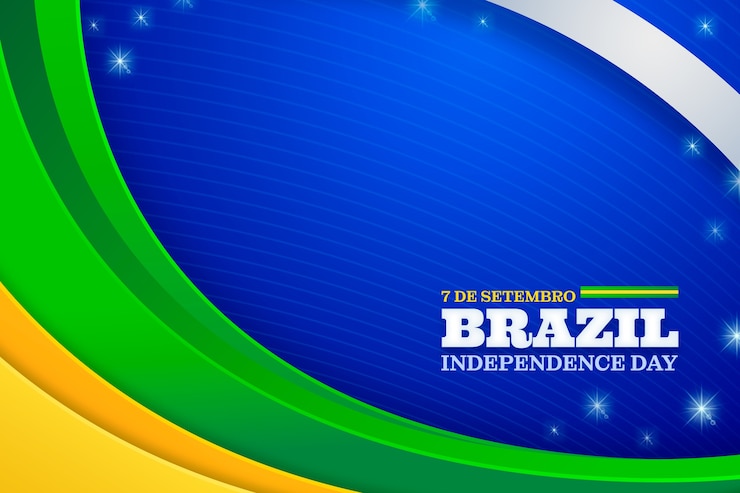 Vetor grátis fundo realista de 7 de setembro