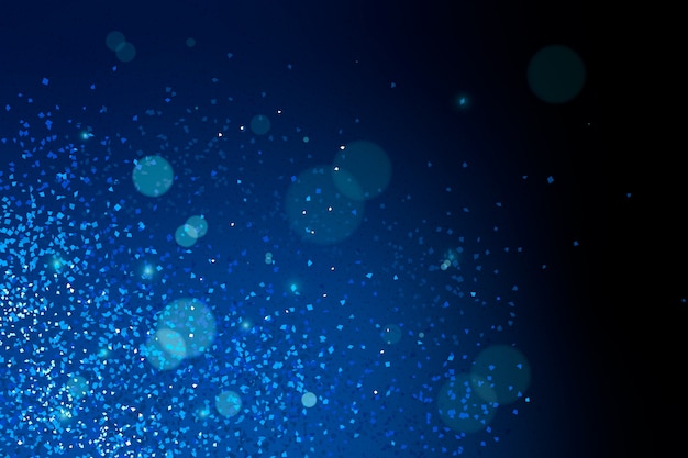 Fundo realista de brilho azul marinho