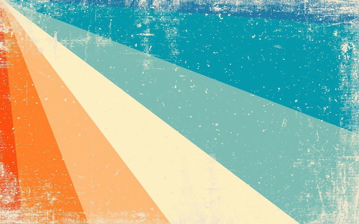 Vetor grátis fundo retrô vintage colorido