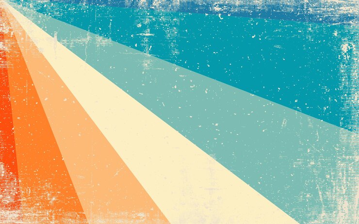 Vetor grátis fundo retrô vintage colorido