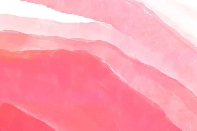 Fundo rosa aquarela, vetor abstrato de papel de parede