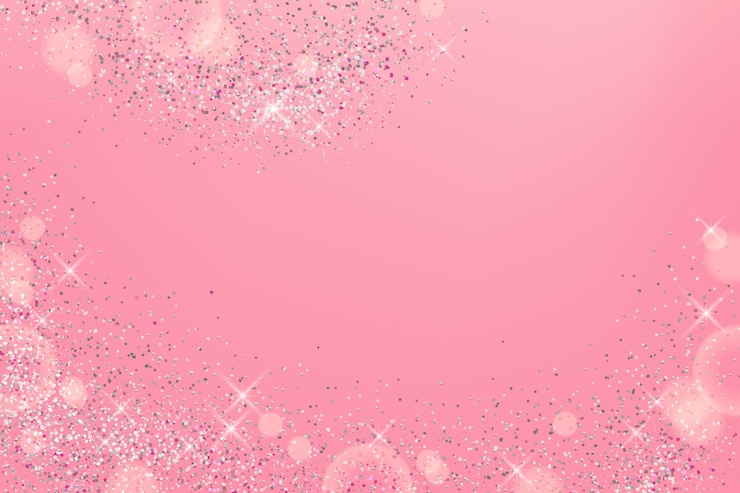 Vetor grátis fundo rosa e prata realista