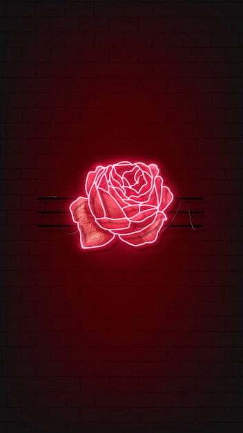 Fundo rosa néon vermelho para celular