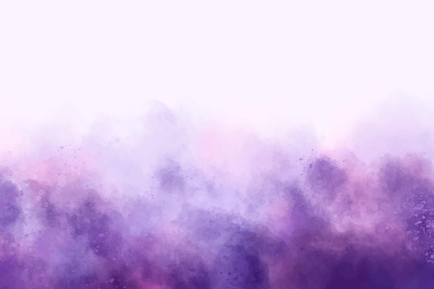 Fundo roxo abstrato em aquarela