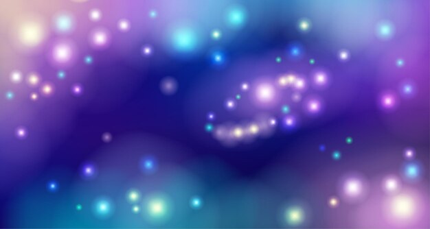 Fundo roxo nebulosa com estrelas.