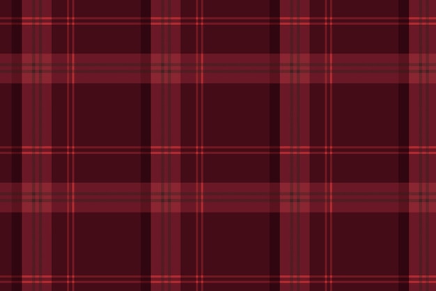 Vetor grátis fundo tartan sem costura, vetor de design de padrão abstrato vermelho