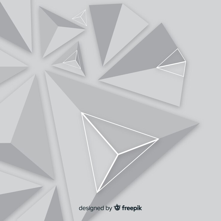 Vetor grátis fundo triangular