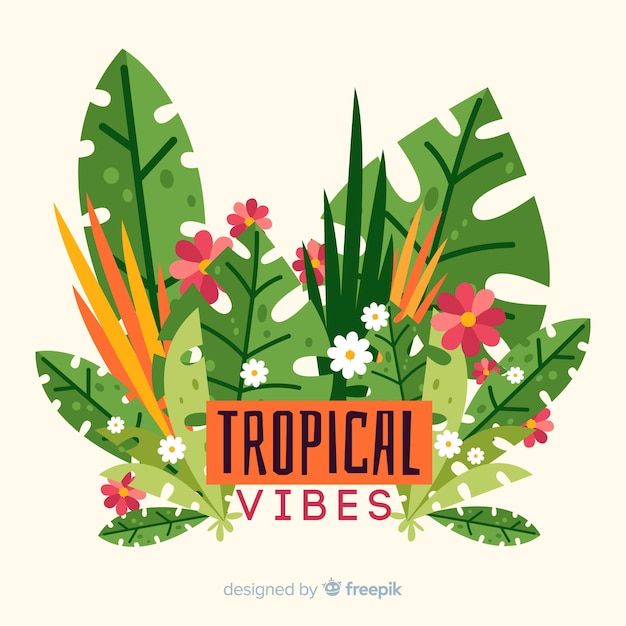 Fundo tropical