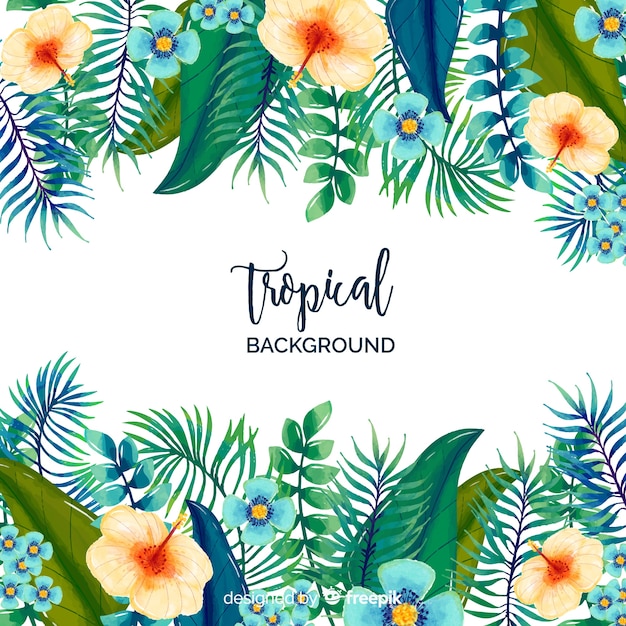 Fundo tropical