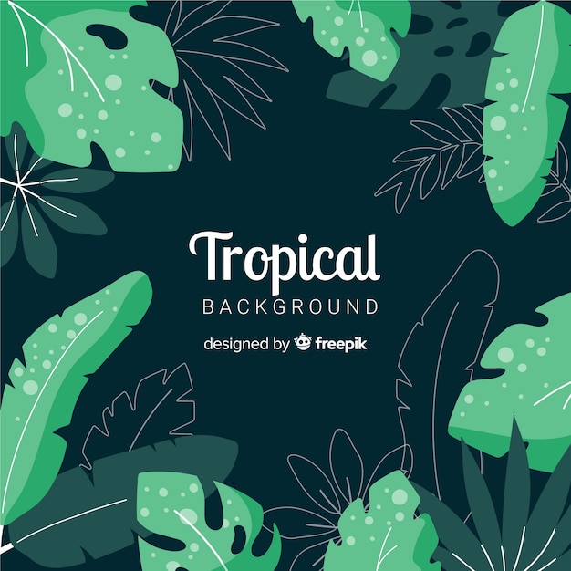 Fundo tropical