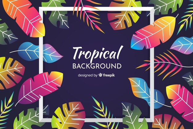 Fundo tropical