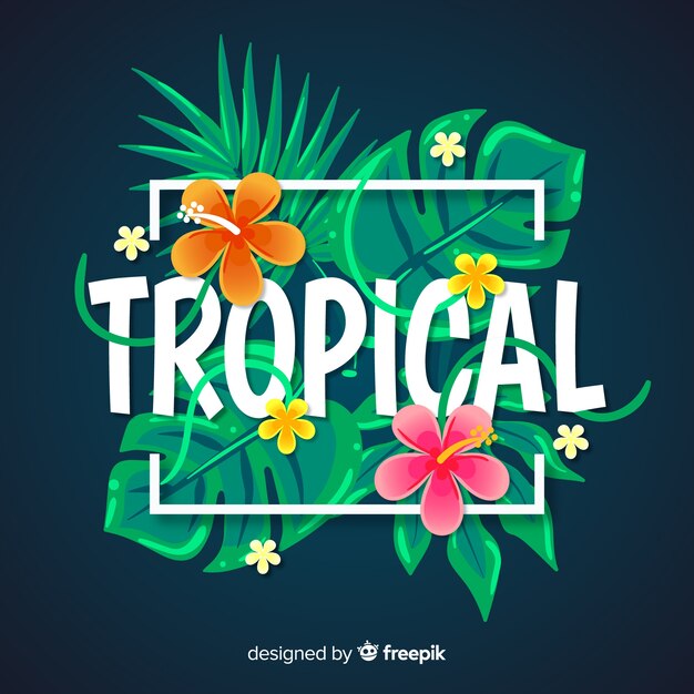 Fundo tropical