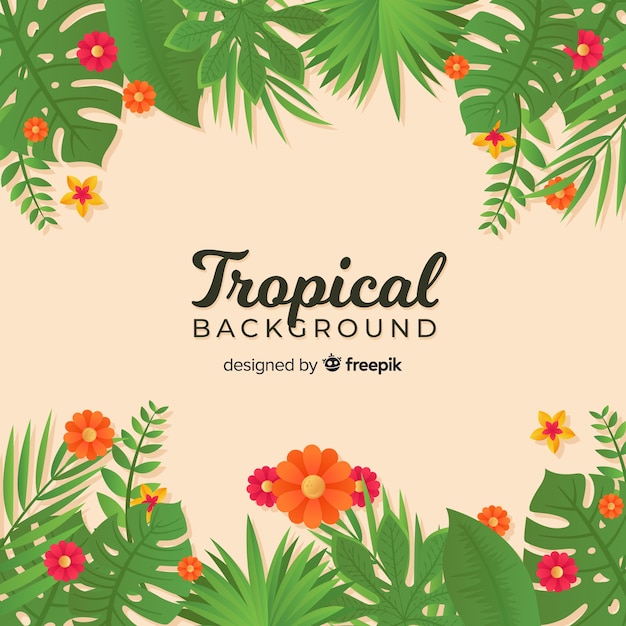 Fundo tropical