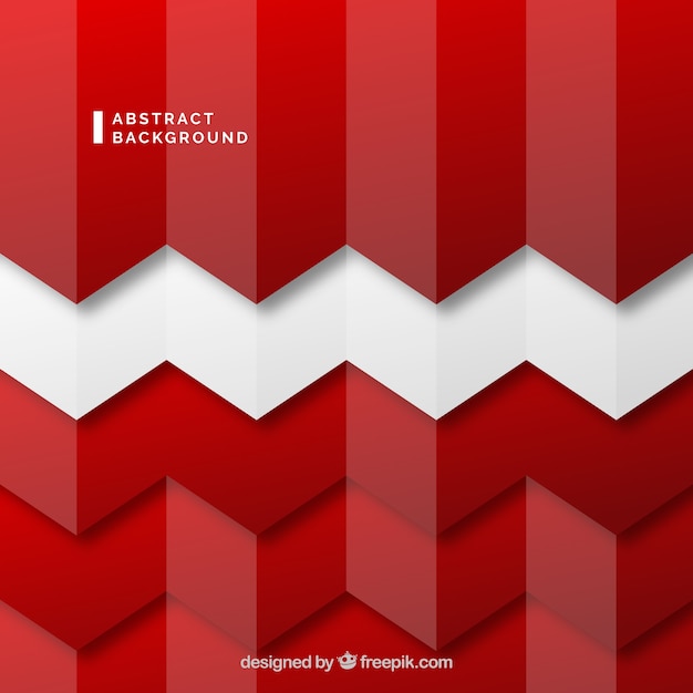 Vetor grátis fundo vermelho abstrato em design plano