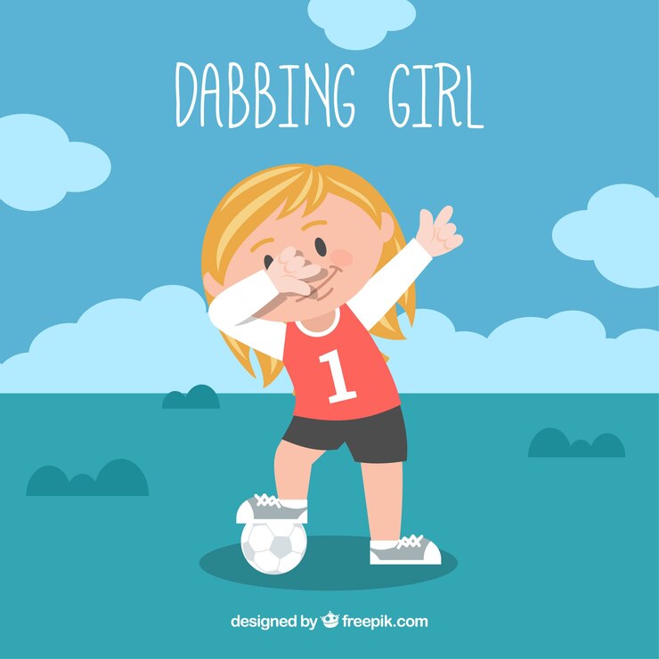 Vetor grátis garoto bonito fazendo dabbing