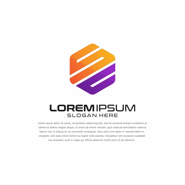 Geometri Logo ícone colorfuel