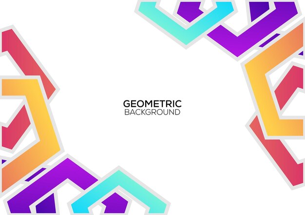 geométrico colorido fundo projeto moderno