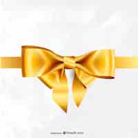 Vetor grátis golden ribbon