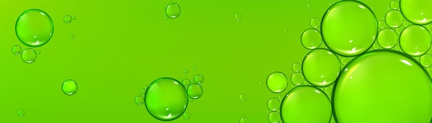 Vetor grátis gotas de água em gotas de chuva de fundo verde