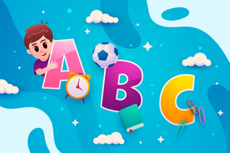 Vetor grátis gradiente de fundo abc