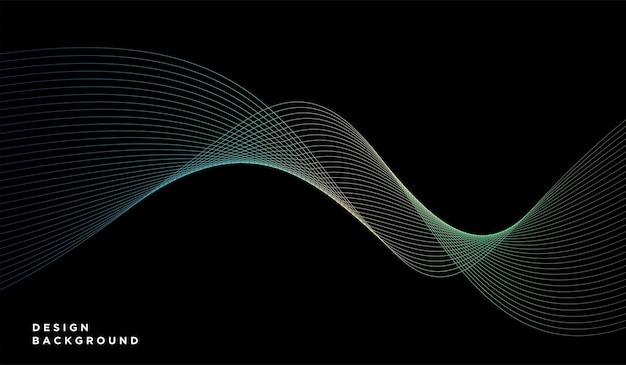 Vetor grátis gradiente digital de partículas de onda de fundo colorido