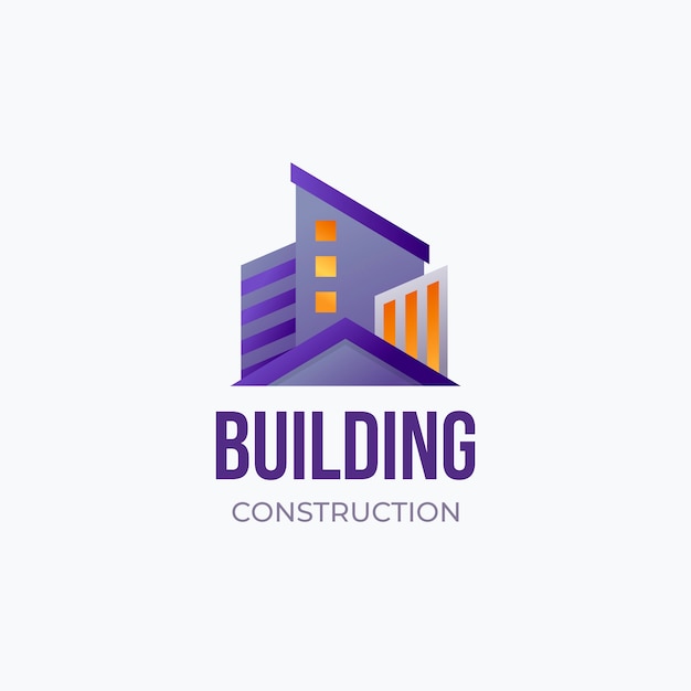 Gradiente logotipo da empresa de construção