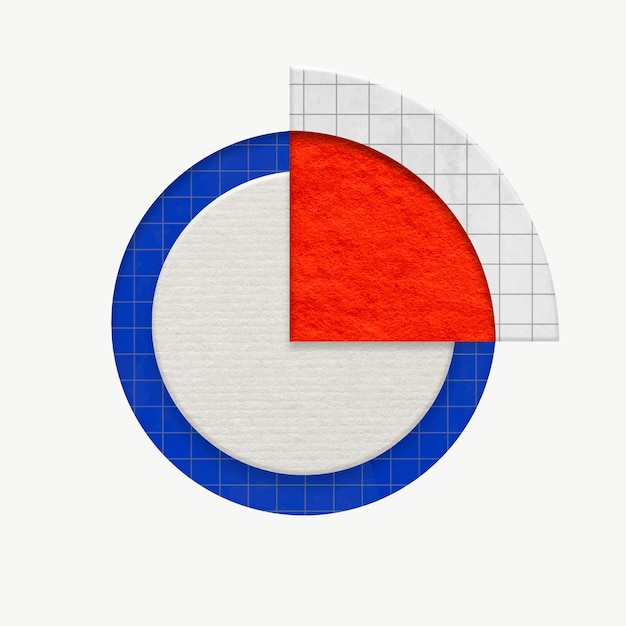 Vetor grátis gráfico colorido do gráfico de pizza de negócios para marketing
