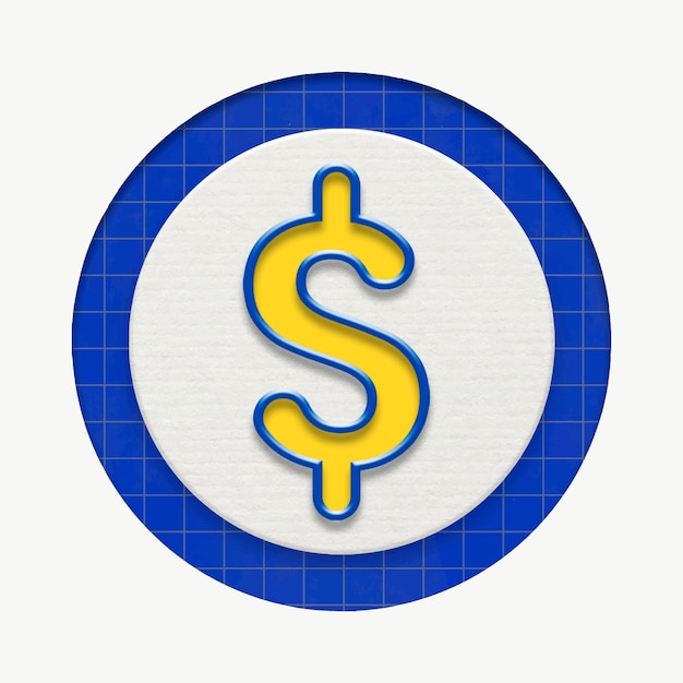 Vetor grátis gráfico de negócios em moeda dólar para marketing