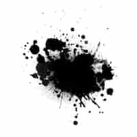 Vetor grátis grunge splat de tinta