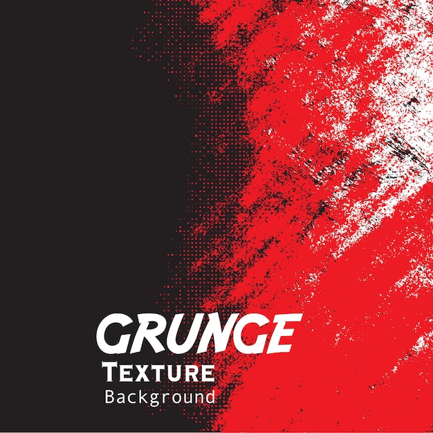 Vetor grátis grunge vermelho com fundo de meio-tom