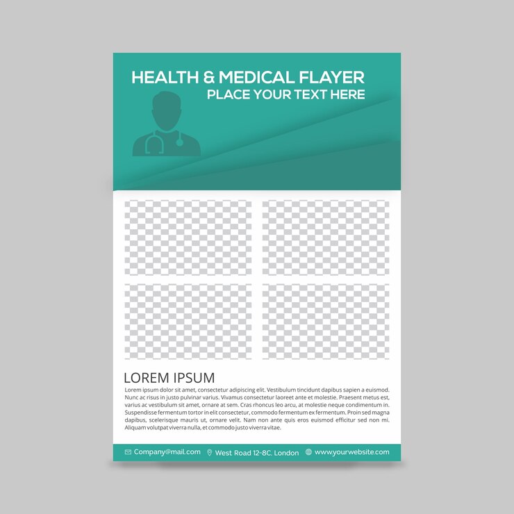 Vetor grátis health flyer
