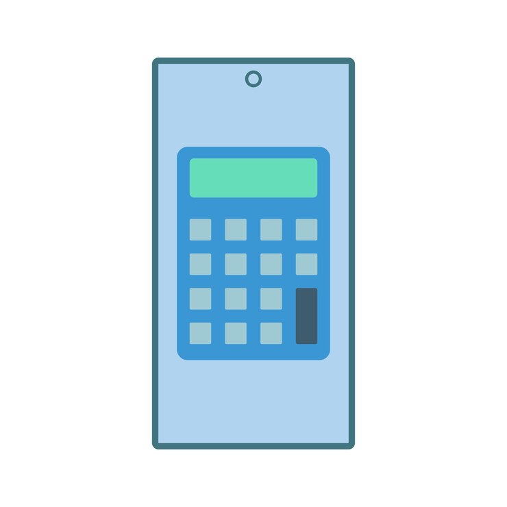 Vetor grátis ícone da calculadora