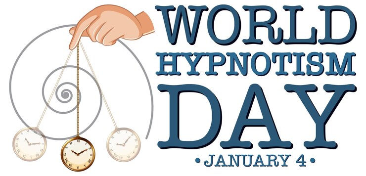 Vetor grátis ícone de janeiro do dia mundial do hipnotismo