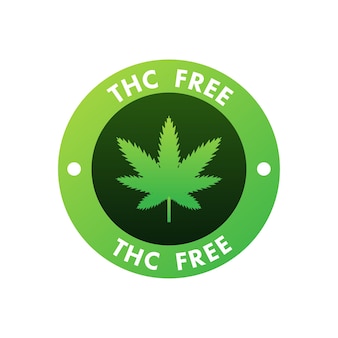 Ícone de logotipo de vetor de folha de cannabis criativa. modelo para cbd canabidiol. ilustração vetorial.