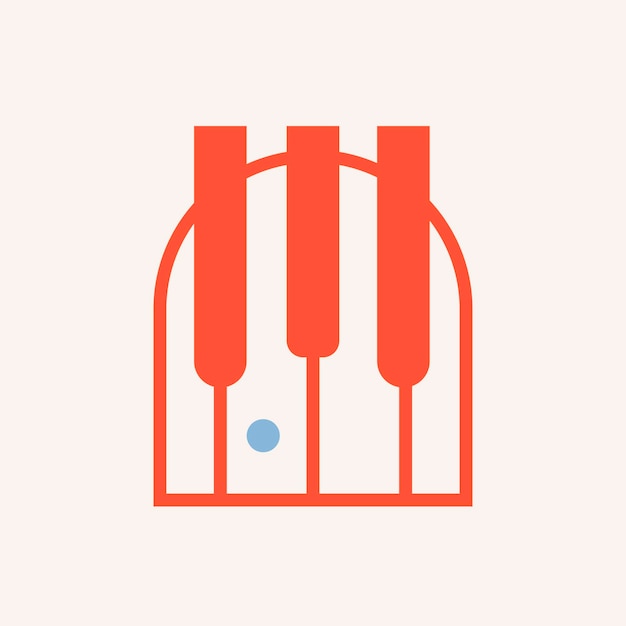 Piano Logotipo ícone Design Jogo Simples Orquestra Vetor PNG , Simples,  Toque, Orquestra Imagem PNG e Vetor Para Download Gratuito