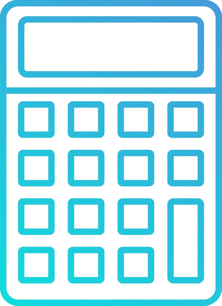 Vetor grátis ícone plano da calculadora