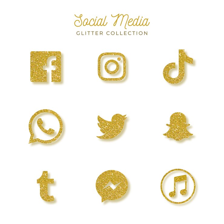 Vetor grátis ícones de mídia social