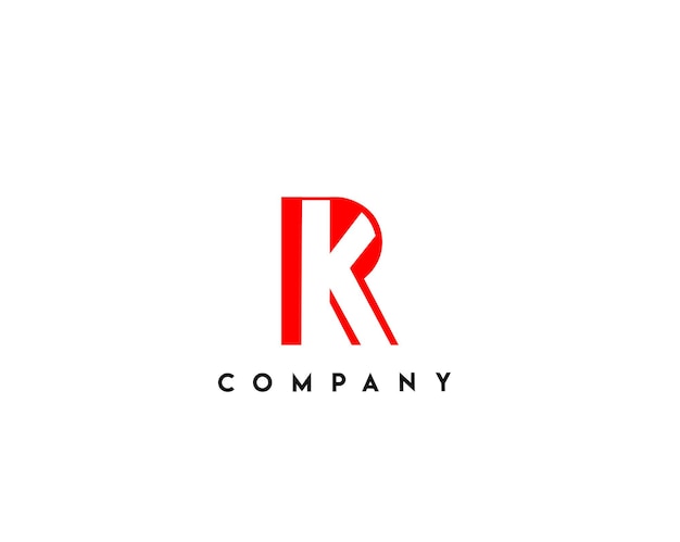 Identidade de marca logotipo de vetor corporativo kr design