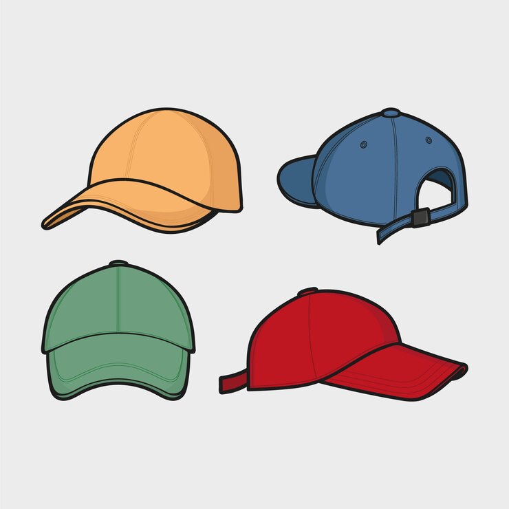 Vetor grátis ilustra??o de desenho animado de chap?u desenhado ?