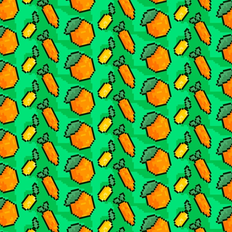 Vetor grátis ilustra??o de padr?o de pixel de design plano