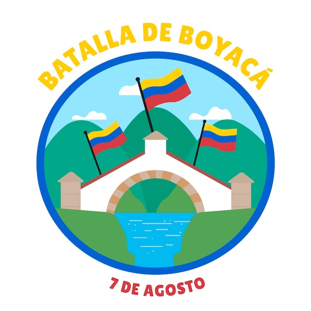 Ilustração batalla de boyaca