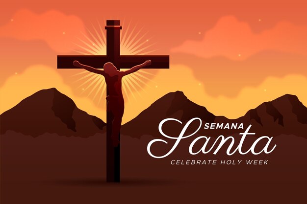 Ilustração da semana santa